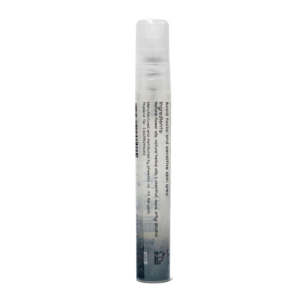 "ละอองเย็น Cooling Mist" Black Ice ผลิตภัณฑ์คลายร้อนจากสมุนไพร 10ml. "ละอองเย็น Cooling Mist" Black Ice ผลิตภัณฑ์คลายร้อนจากสมุนไพร 10ml.